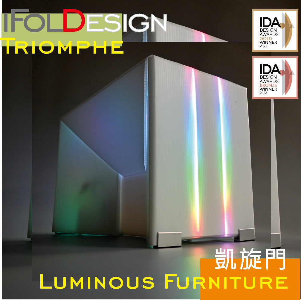 Triomphe-The World's Most Shiny Stool vs Display Table