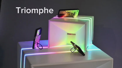 Triomphe-The World's Most Shiny Stool vs Display Table