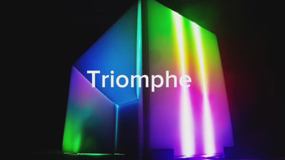 Triomphe-The World's Most Shiny Stool vs Display Table
